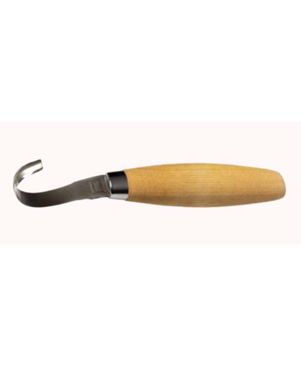 【MORAKNIV】木雕刀小鉤刀雙刃Hook Knife 162 DE w/LS (S)Double Edge, Leather Sheath