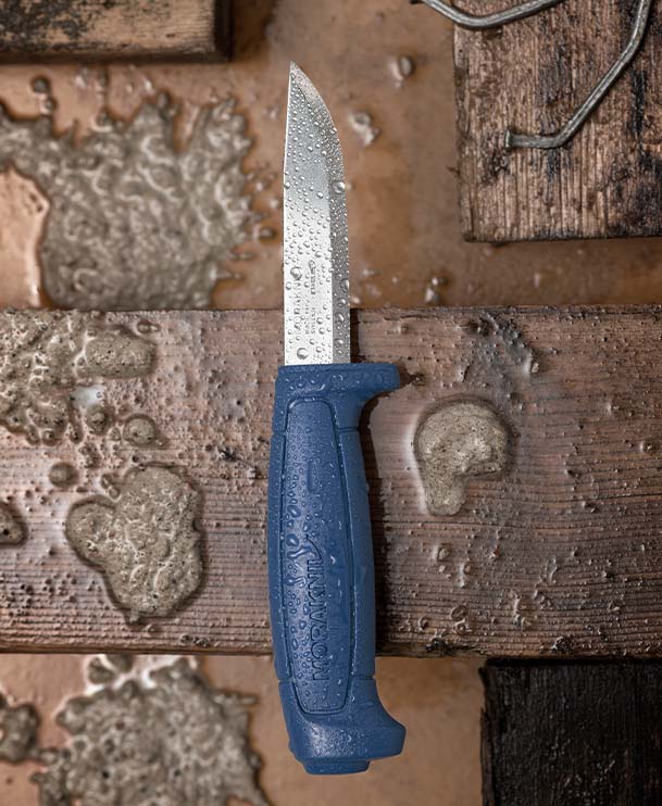 【MORAKNIV】基本型護指直刀Morakniv® Basic 546 (S) Allround Knife Stainless Steel 